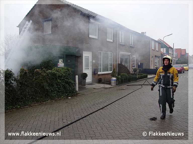 Twee honden gered uit brandende schuur