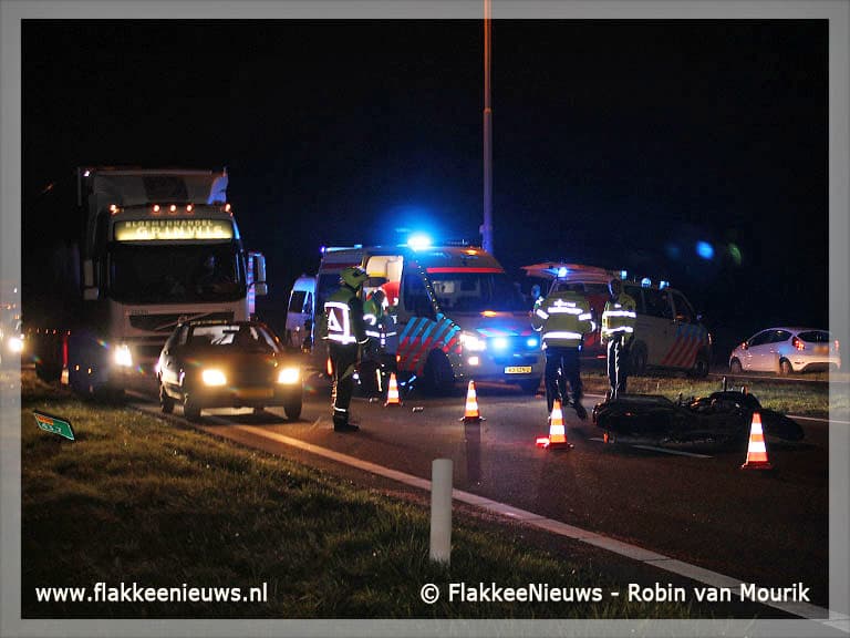 Motorrijder overleden na ongeval N59
