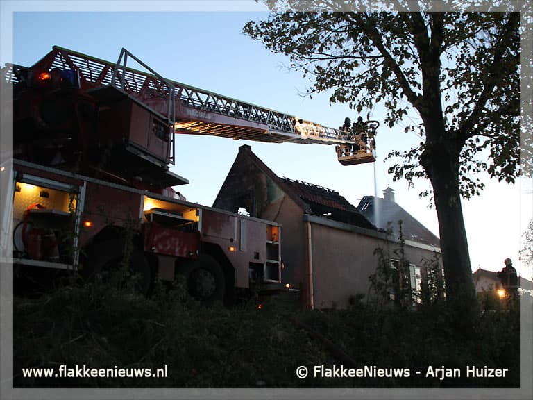 Brand in woonhuis Zuidzijde