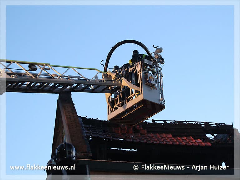 Brand in woonhuis Zuidzijde