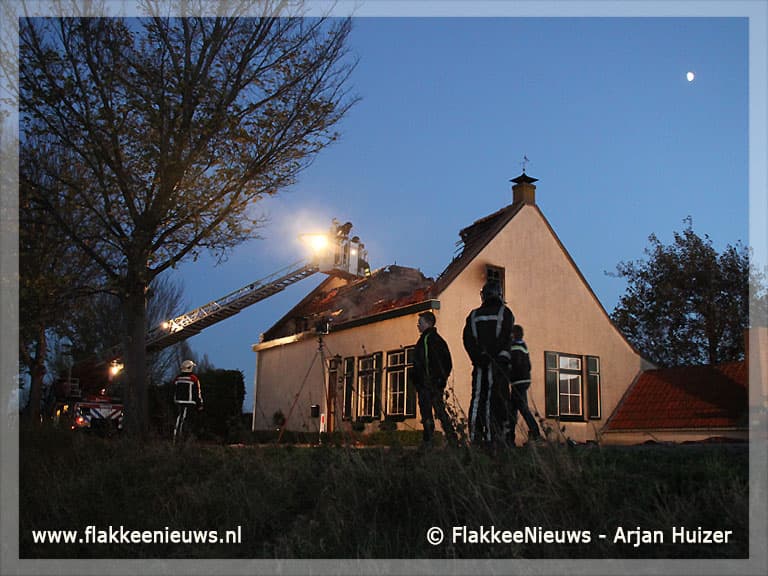 Brand in woonhuis Zuidzijde