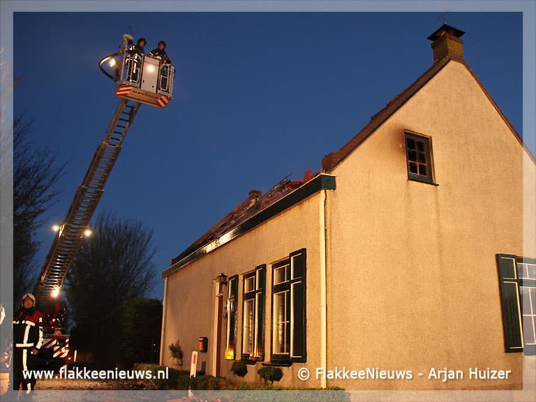 Brand in woonhuis Zuidzijde