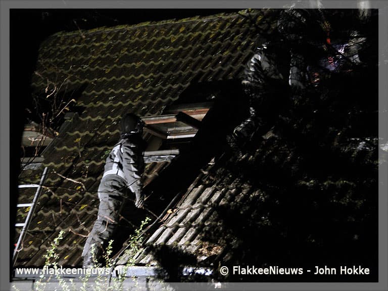 Woning onbewoonbaar door schoorsteenbrand