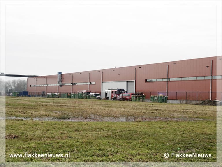 Brand bij staalbedrijf in Oude-Tonge