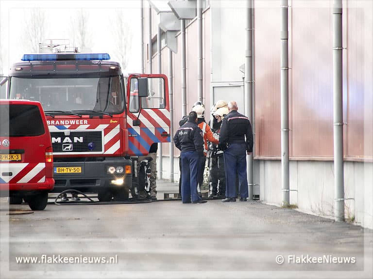 Brand bij staalbedrijf in Oude-Tonge