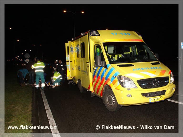 Motorrijder gewond door eenzijdig ongeval
