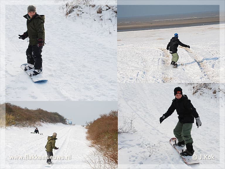Snowboarden in Ouddorp