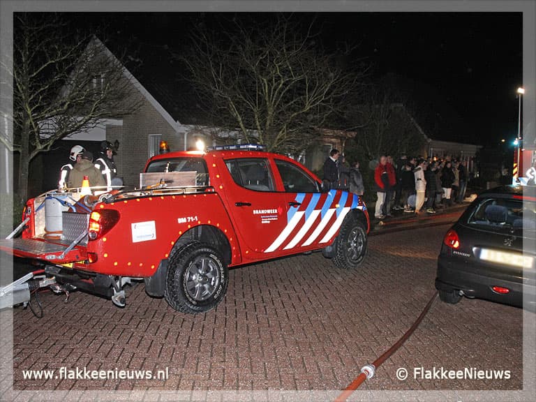 Brand in Ouddorp treft twee woningen