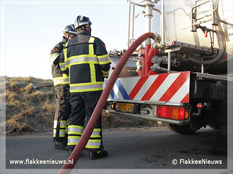 Schuur Melissant in vlammen opgegaan
