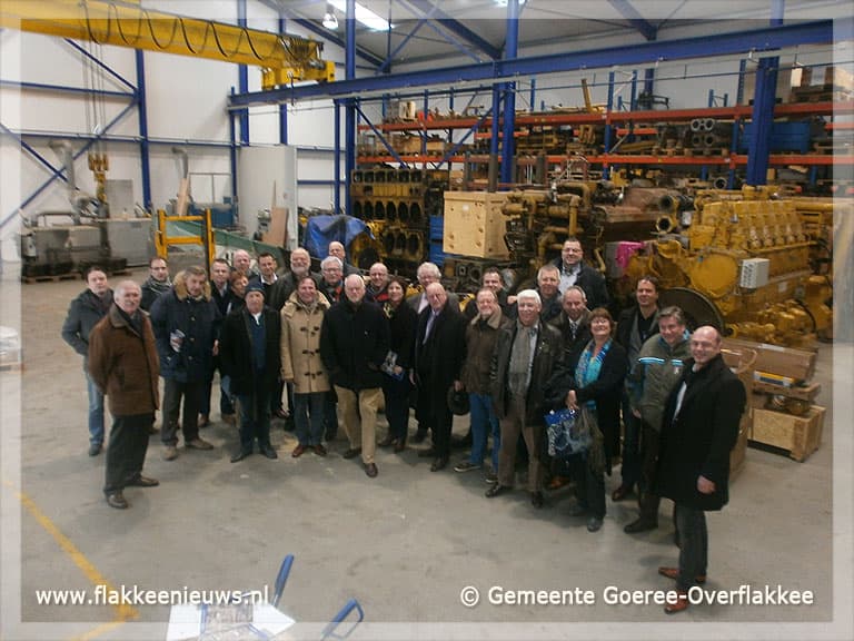 Raads- en collegeleden bezoeken visserijhaven Stellendam