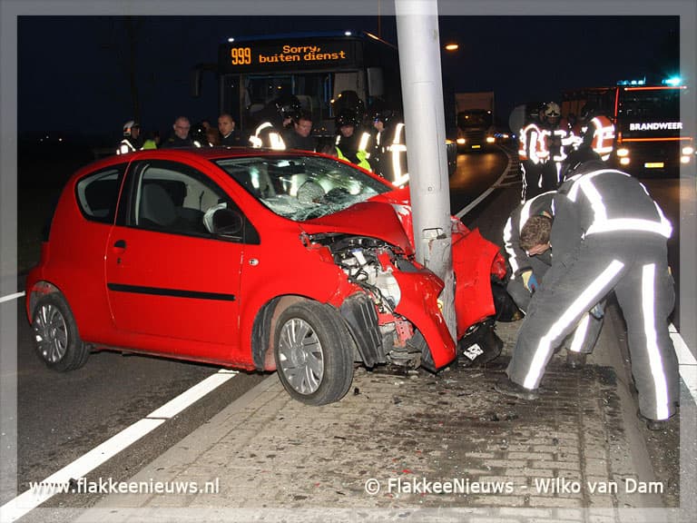 Dodelijk ongeval N215 Oude-Tonge