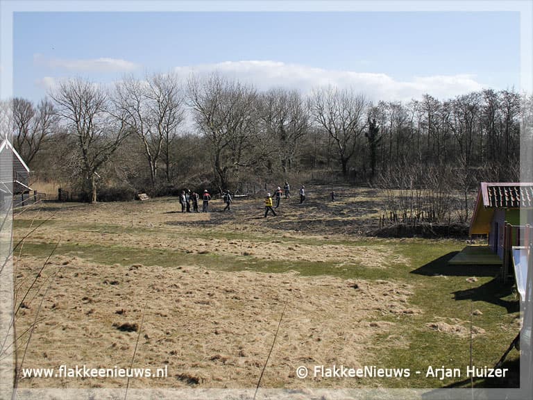 Handen vol aan buitenbrand Ouddorp