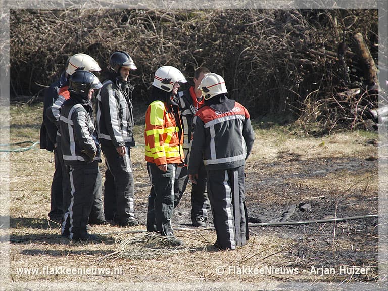 Handen vol aan buitenbrand Ouddorp