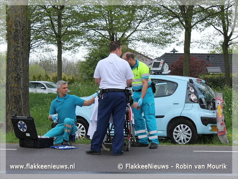 Bestuurder gewond na eenzijdig ongeval
