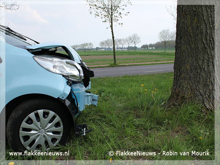 Bestuurder gewond na eenzijdig ongeval