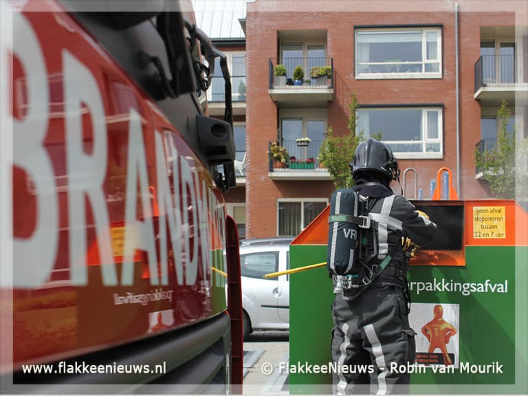 Containerbrand veroorzaakt stankoverlast