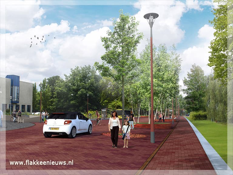 Koningin Julianaweg Middelharnis wordt Shared Space