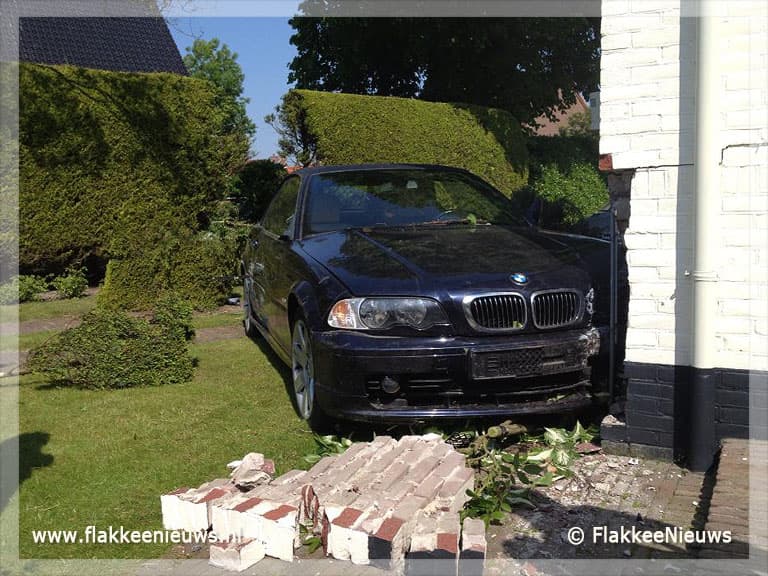 Schade aan woningen door joyriding