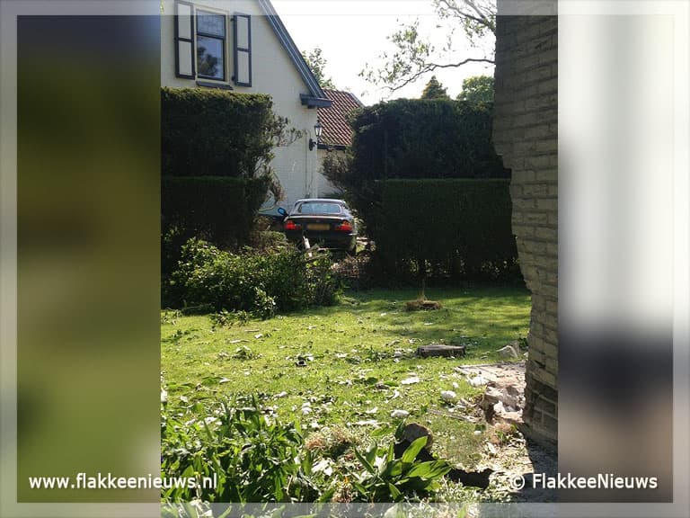 Schade aan woningen door joyriding