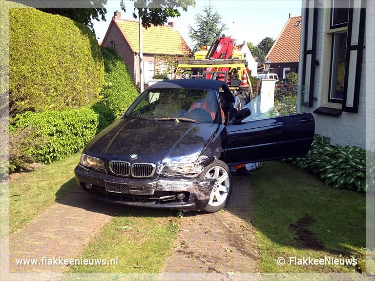 Schade aan woningen door joyriding