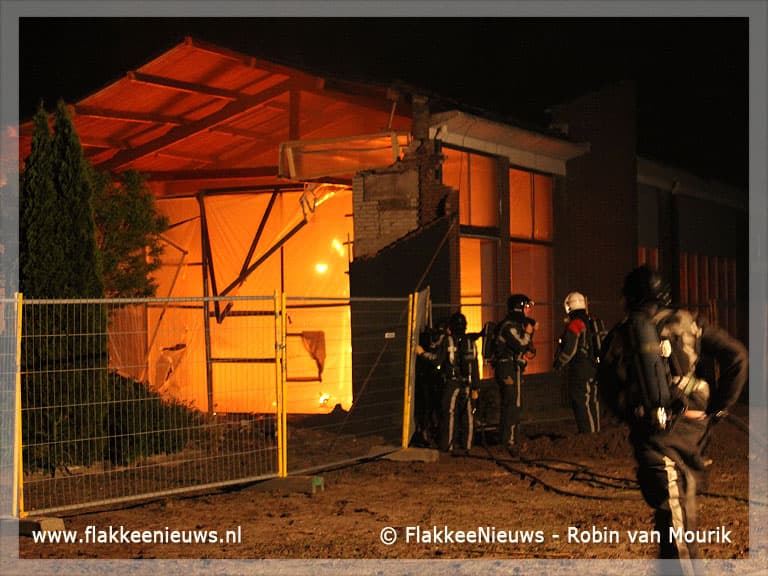 Wederom brand in oude Ford garage