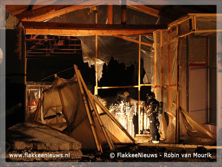 Wederom brand in oude Ford garage