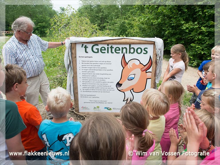 Geitenbos geopend in Melissant