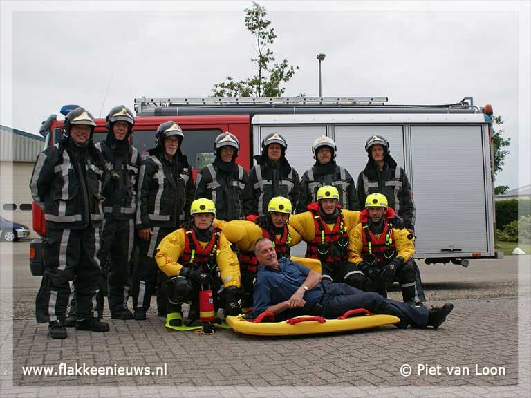 Brandweer Oude-Tonge huldigt jubilarissen