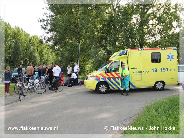 Traumaheli vliegt voor eenzijdig ongeval