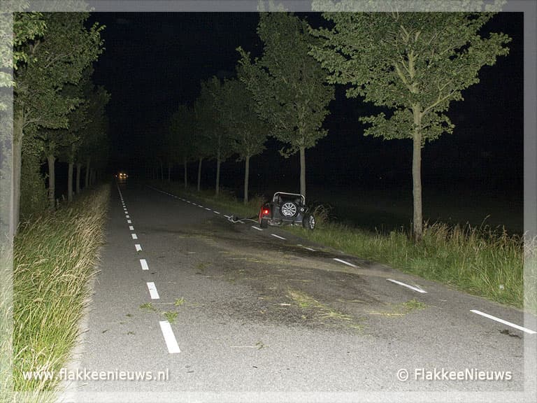 Eenzijdig ongeval Westdijk Dirksland