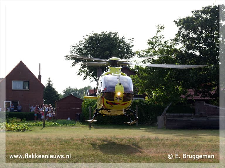 Traumaheli vliegt voor reanimatie