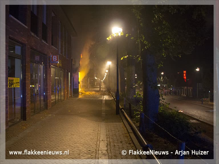 Grote brand Zandpad Middelharnis, twee verdachten