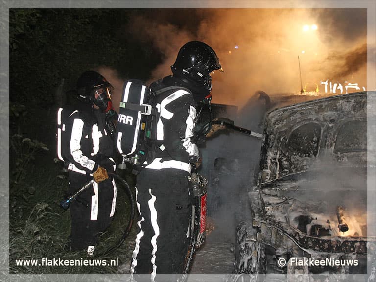 Voertuigbrand Plaatweg Stellendam