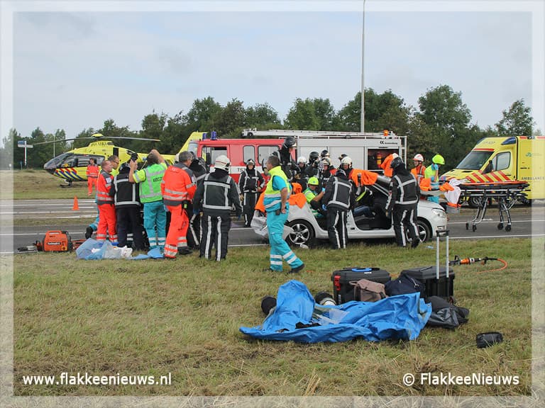 Twee slachtoffers door ongeval op N57