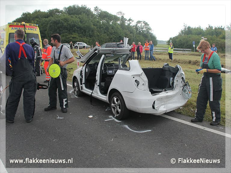 Twee slachtoffers door ongeval op N57