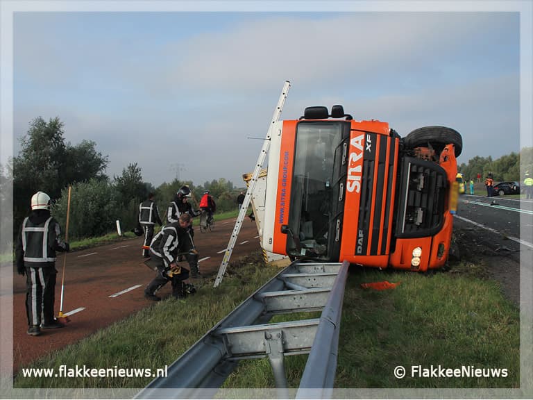 Slachtoffer omgekomen bij ernstig ongeval N59