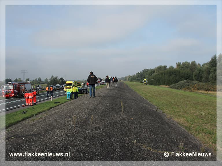 Slachtoffer omgekomen bij ernstig ongeval N59
