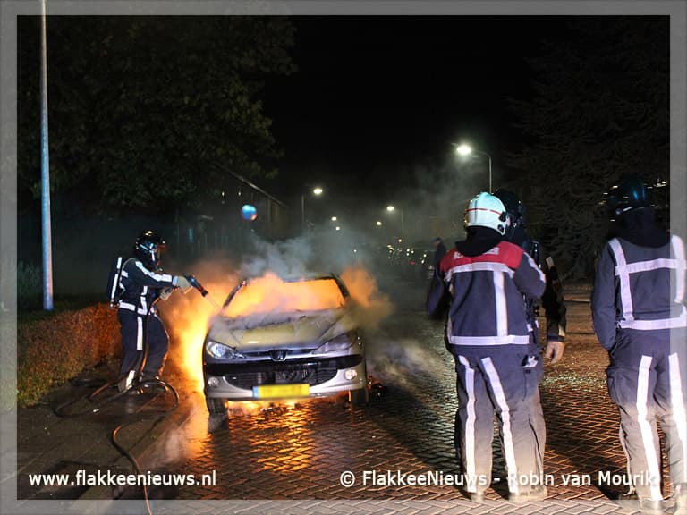 Autobranden in Sommelsdijk