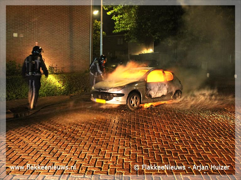 Autobranden in Sommelsdijk