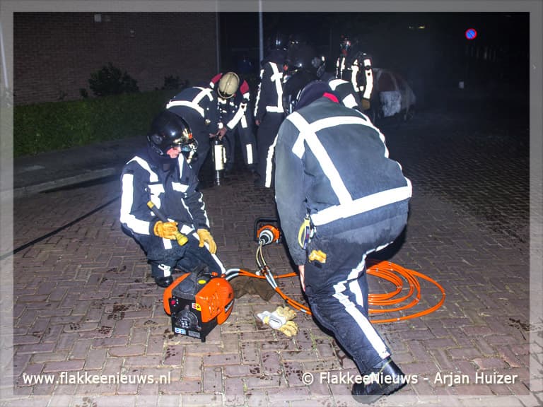 Autobranden in Sommelsdijk