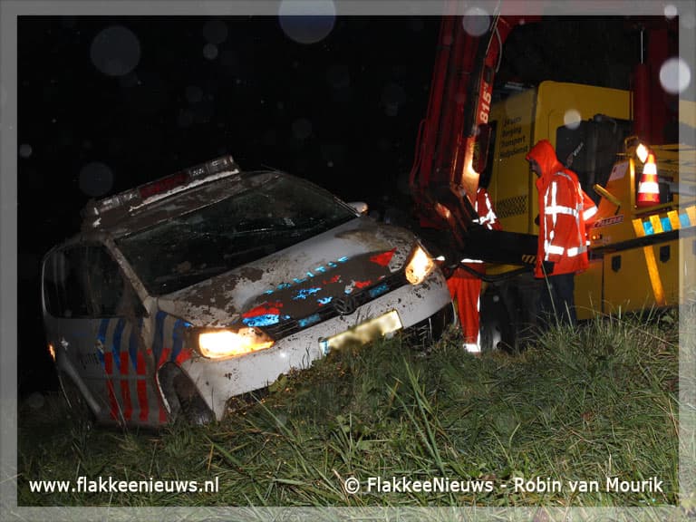 Ongeval met politievoertuig