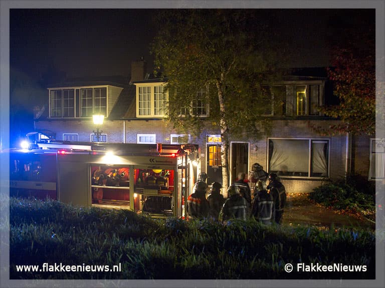 Veel schade door woningbrand