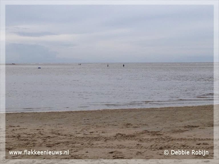 Gezin verrast door snel opkomend water