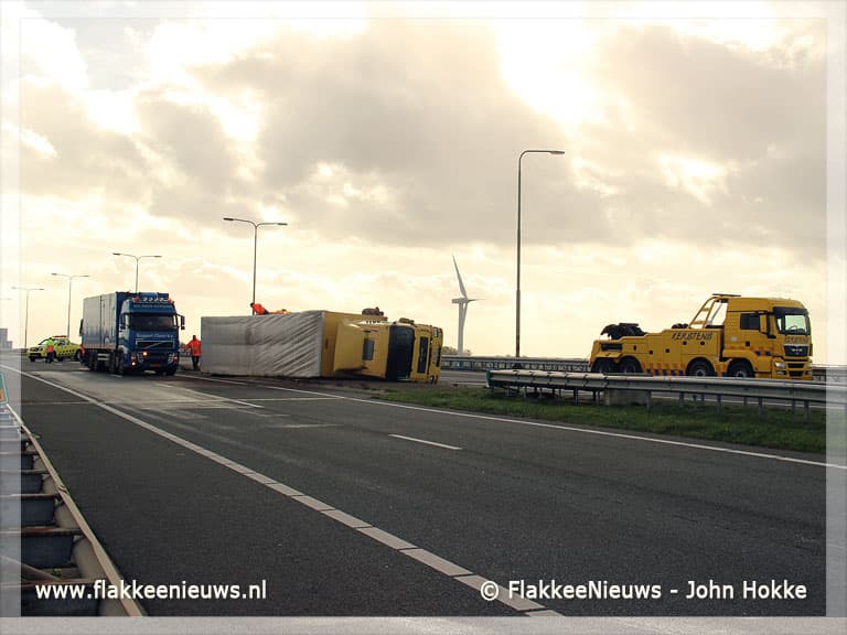 Storm raast over het eiland