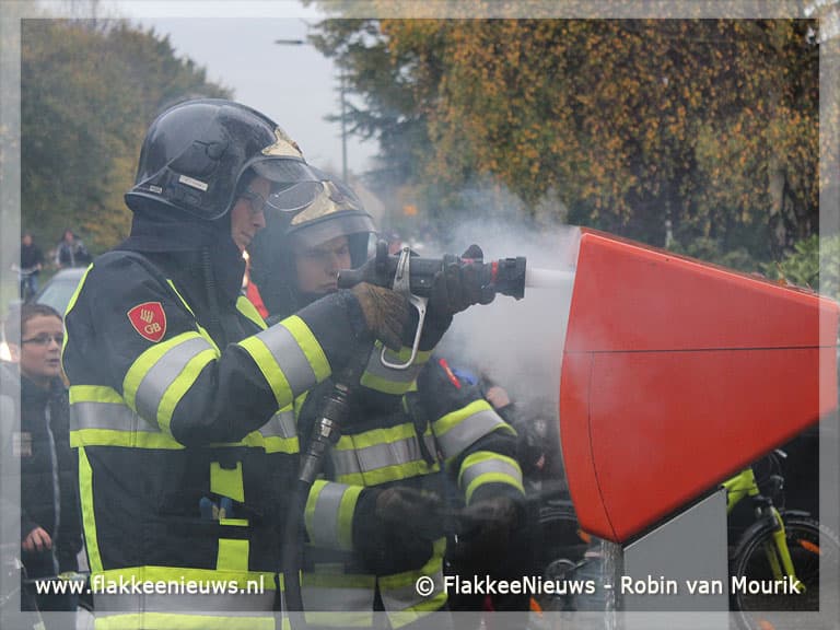 Postbus uitgebrand in Sommelsdijk