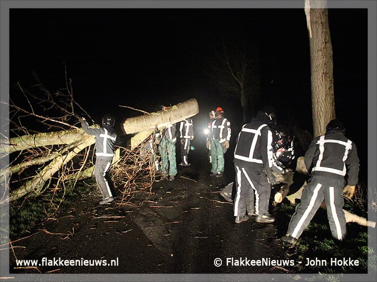 5 December storm op Goeree-Overflakkee