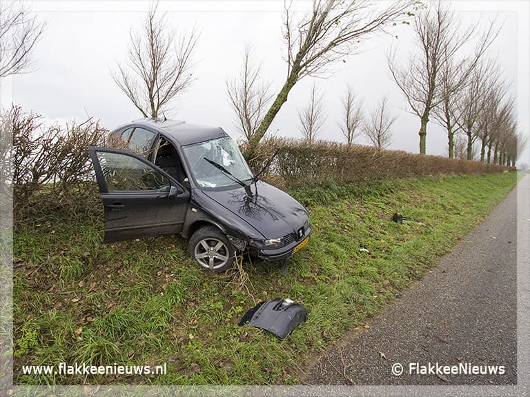 Eenzijdig ongeval Zuiddijk Herkingen