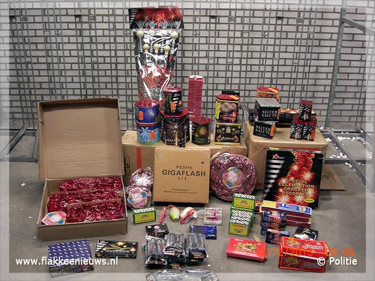 72 kilo zwaar vuurwerk in woning Dirksland