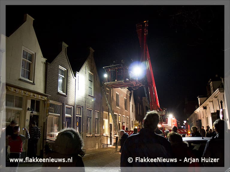 Brandweer rukt uit voor schoorsteenbrand