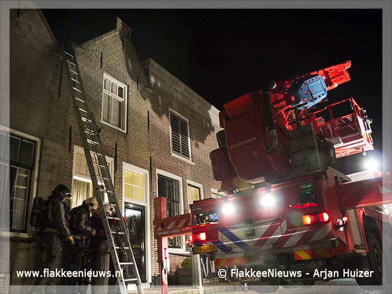 Brandweer rukt uit voor schoorsteenbrand